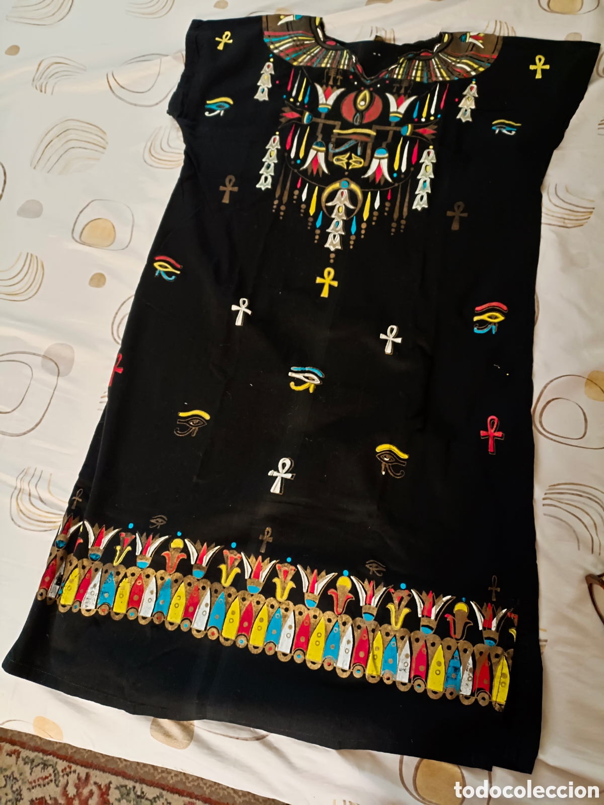 Vintage: Vestido de verano de algod&oacute;n extraordinario - Foto 2