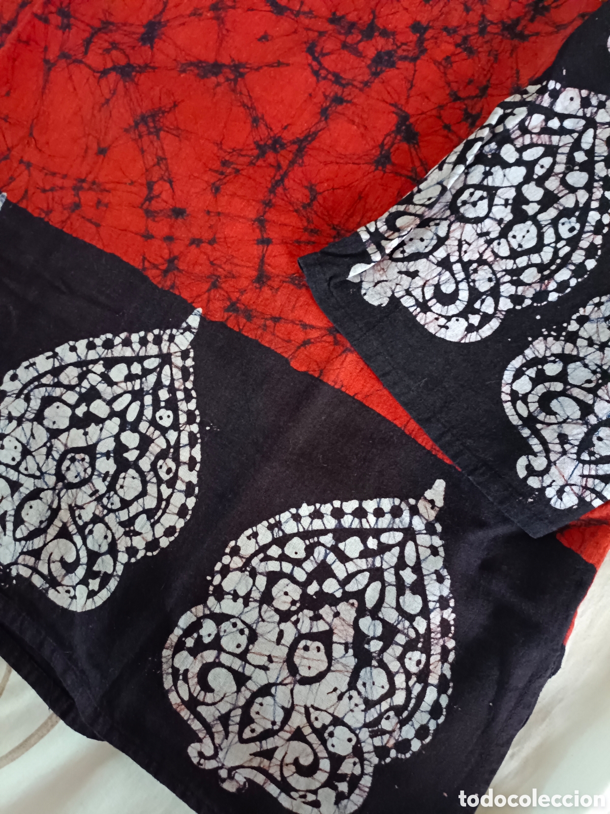 Vintage: T&uacute;nica corta Batik con mangas - Foto 2