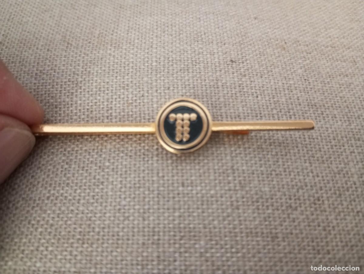 Vintage: PASADOR DE CORBATA TELEF&Oacute;NICA - Foto 1