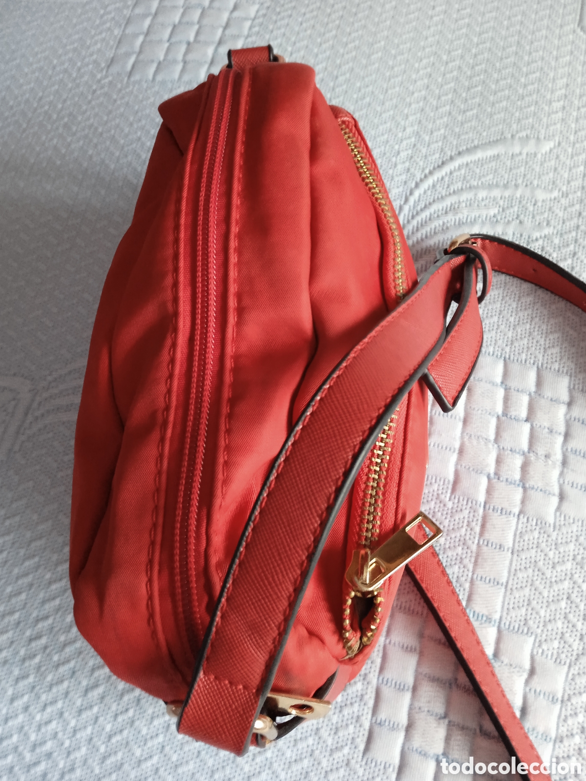 Vintage: Bolso rojo agranatado - Foto 6