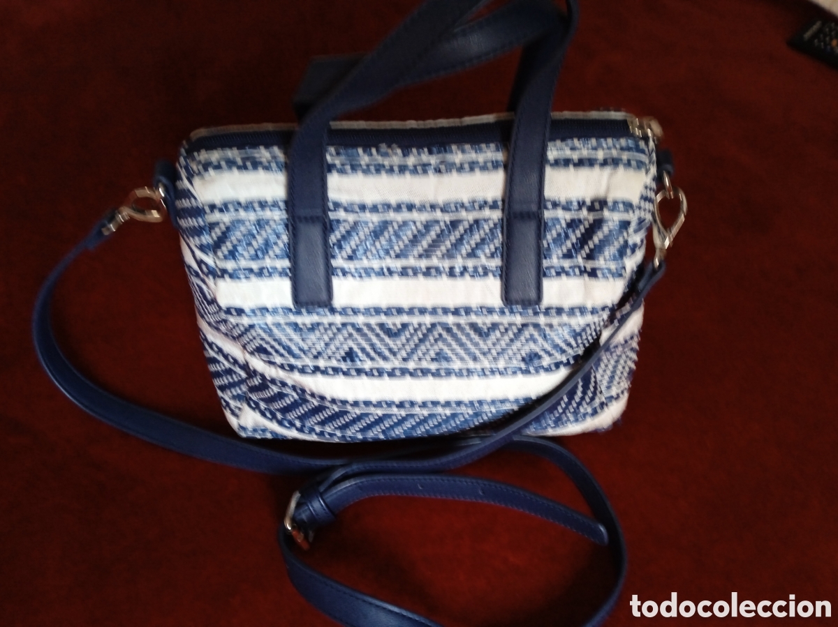 Vintage: Bolso azul con dibujo. - Foto 7