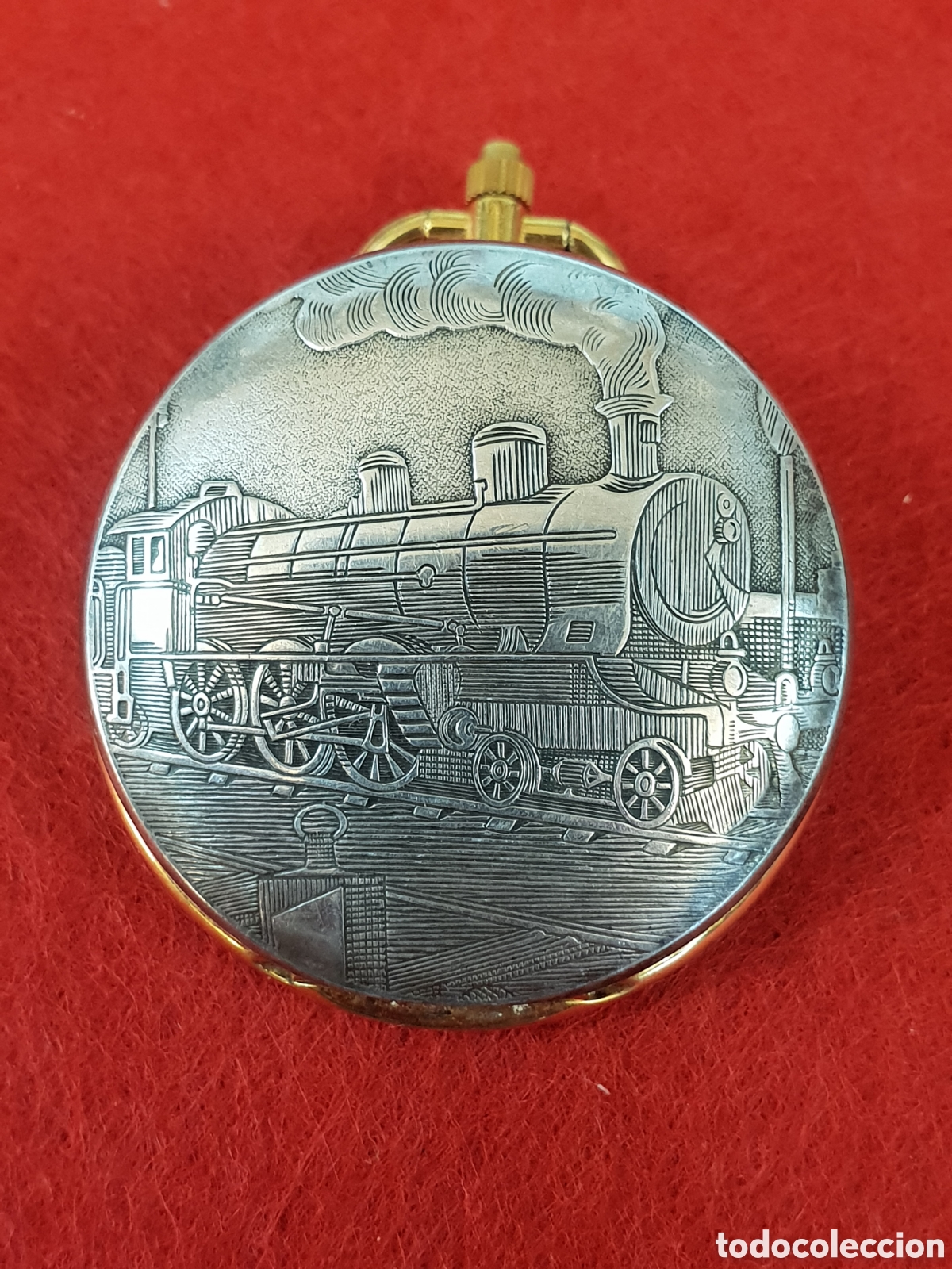 Vintage: RELOJ BOLSILLO THERMIDOR. FUNCIONA - Foto 2