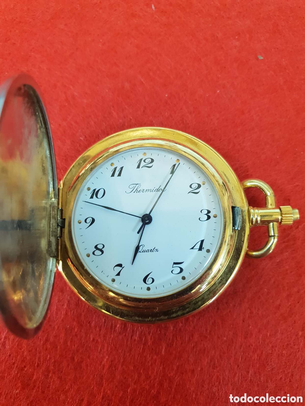 Vintage: RELOJ BOLSILLO THERMIDOR. FUNCIONA - Foto 5
