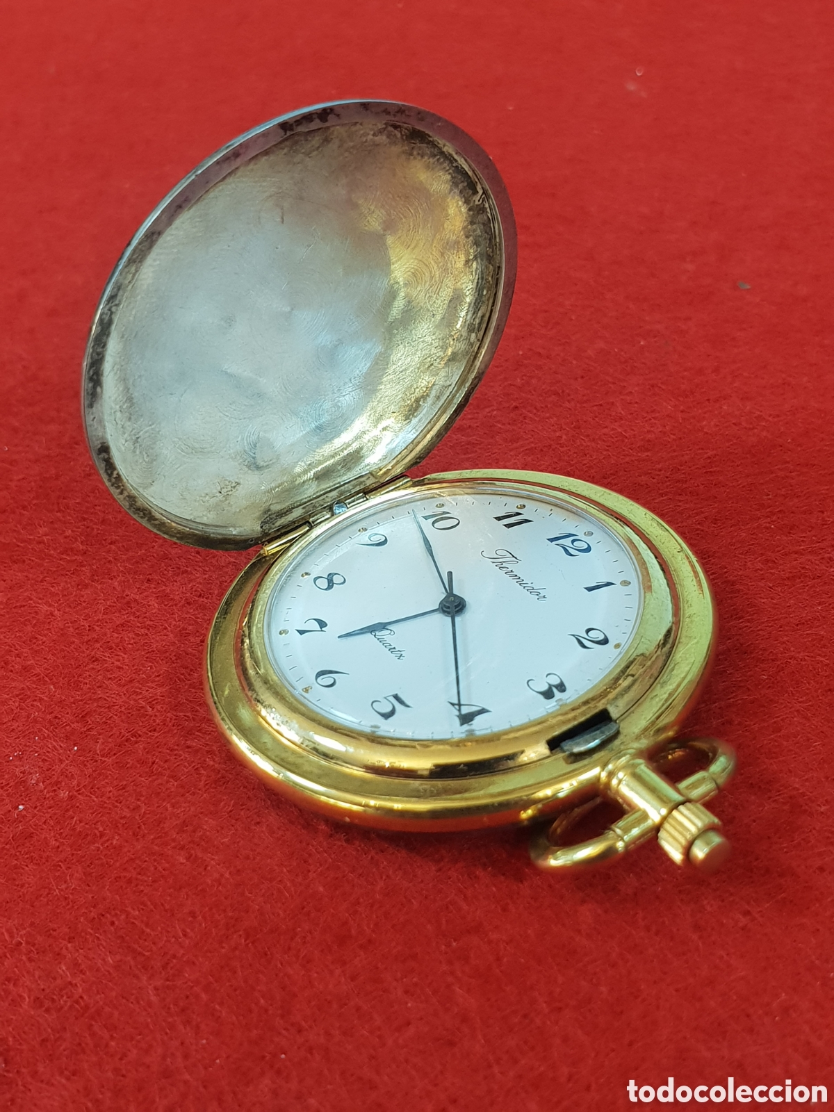 Vintage: RELOJ BOLSILLO THERMIDOR. FUNCIONA - Foto 6