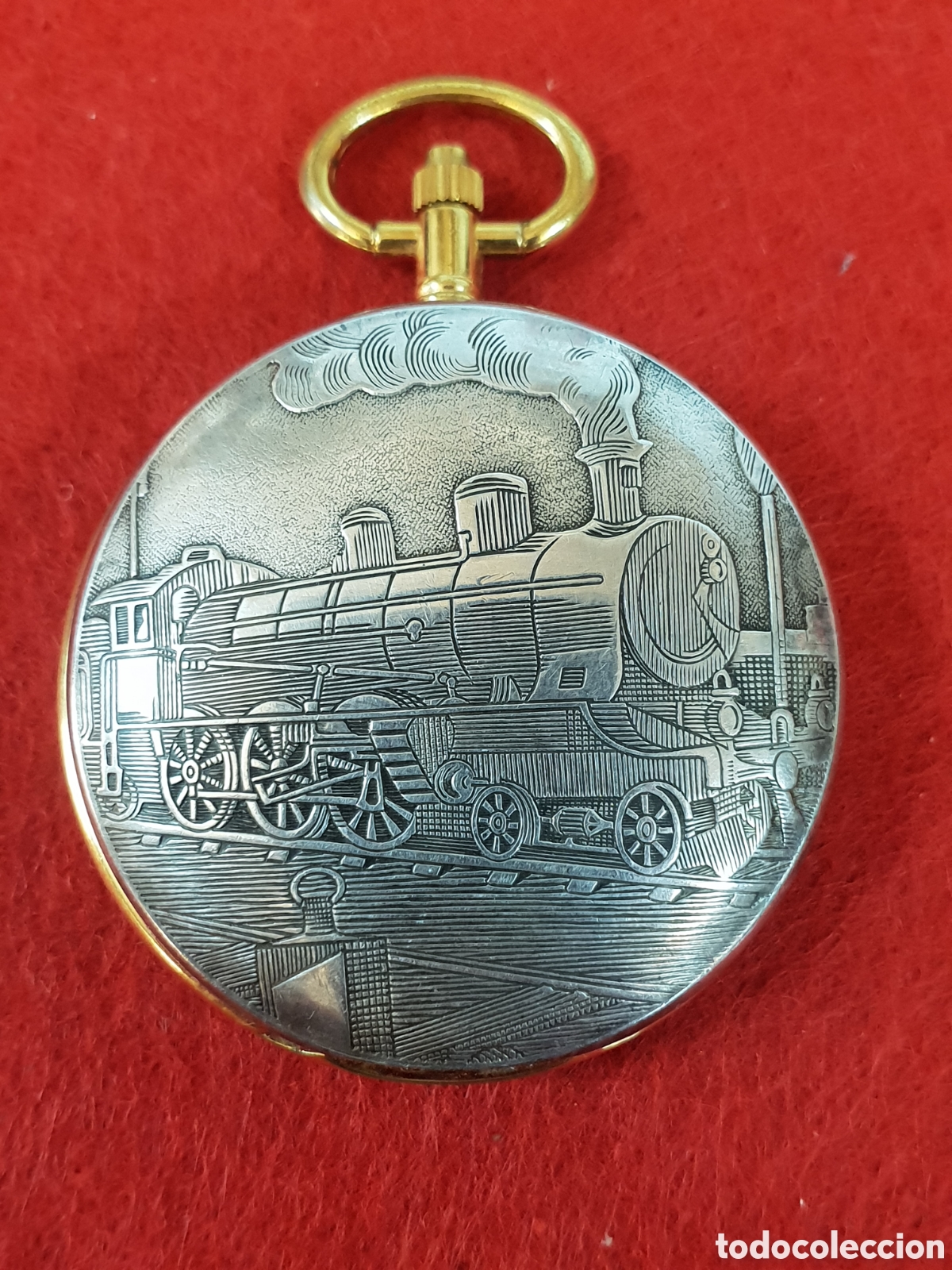 Vintage: RELOJ BOLSILLO THERMIDOR. FUNCIONA - Foto 7