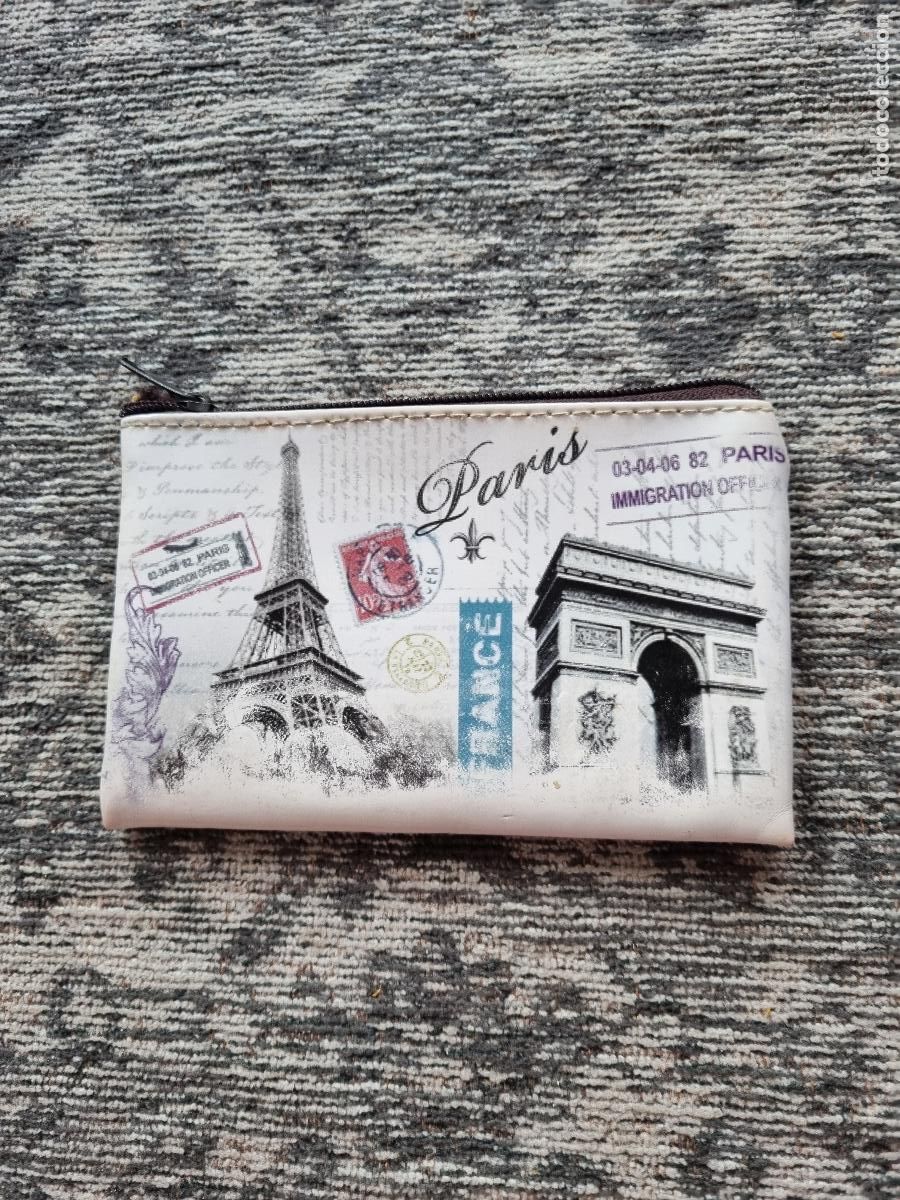 Vintage: CARTERA MONEDERO PAR&Iacute;S - Foto 1