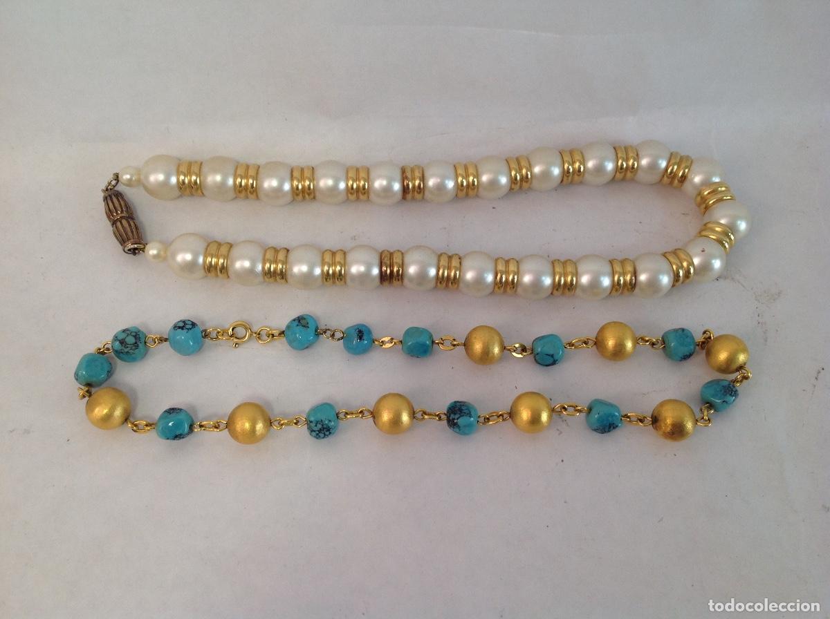 Vintage: Dos collares de bisuteria - Foto 1