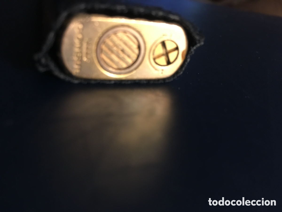 Vintage: Mechero plaqu&eacute; oro, con funda original - Foto 7