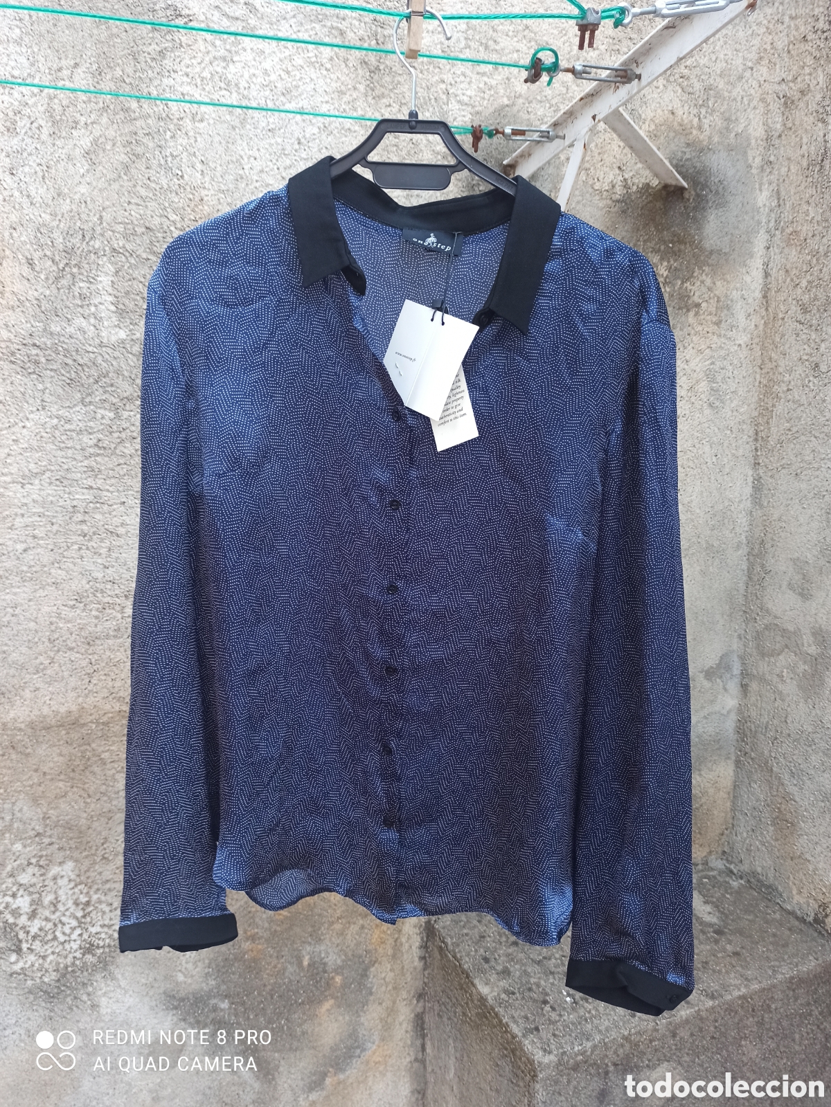 Vintage: Camisa 100% seda, sin estrenar - Foto 2