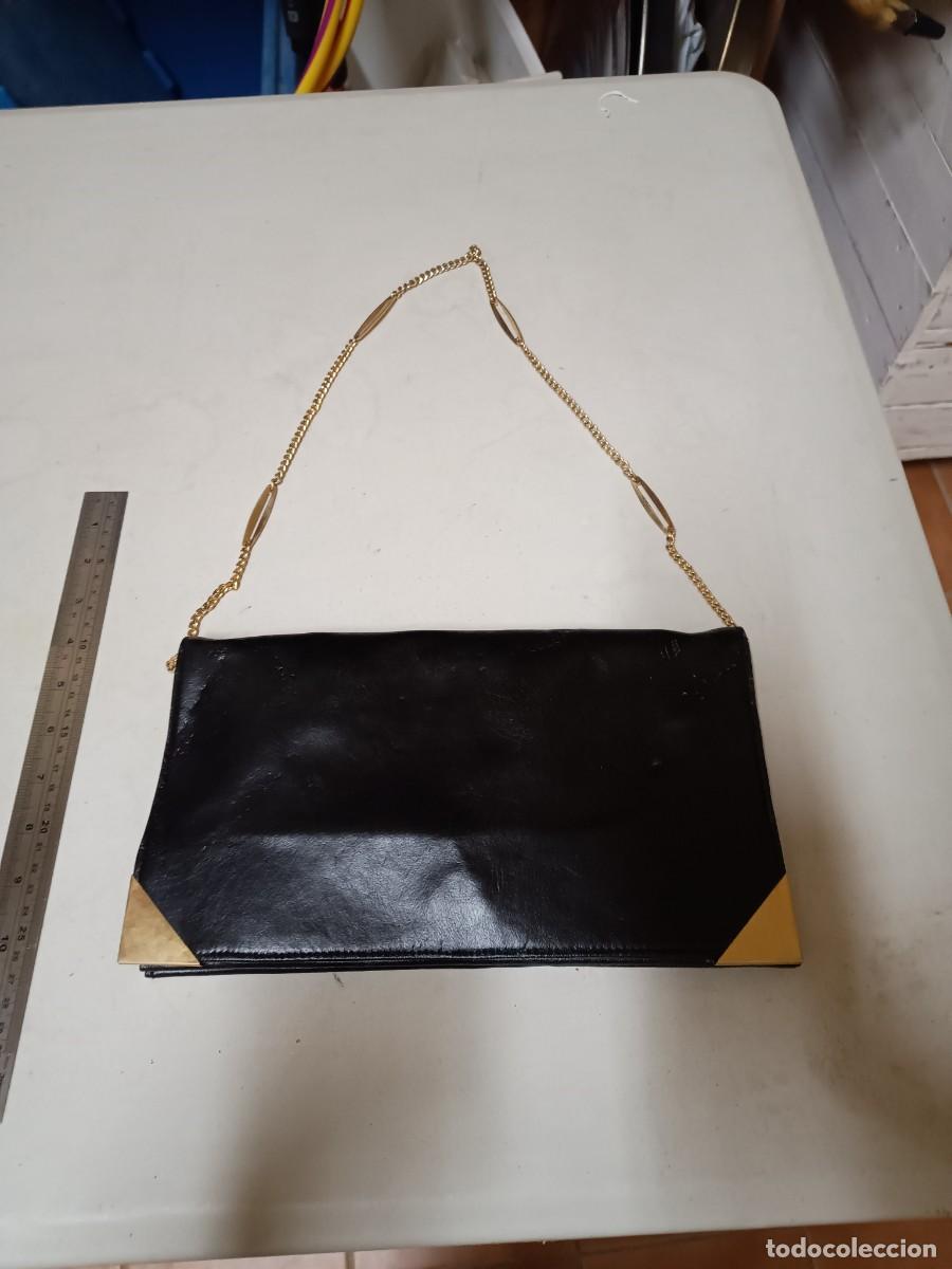 Vintage: Original Bolso Vintage Negro - Foto 1