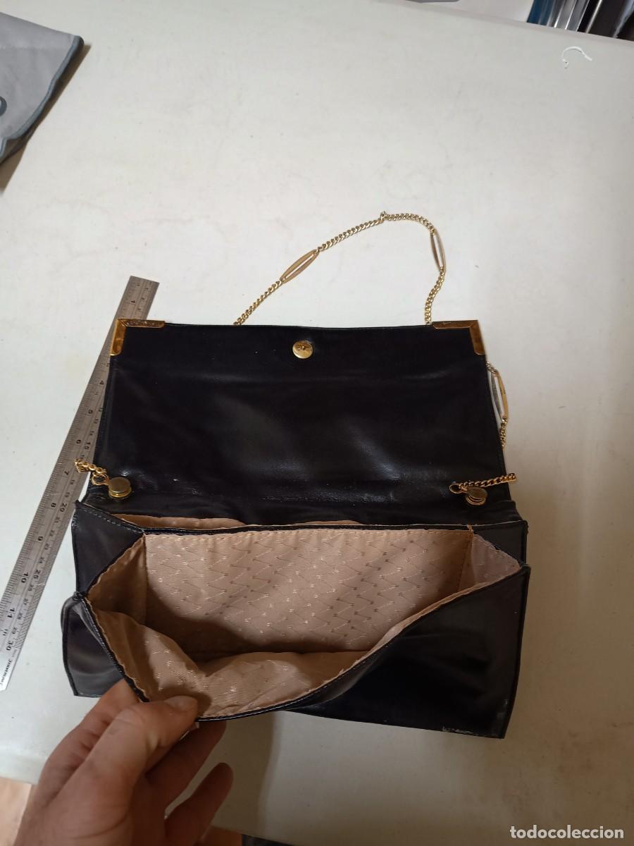Vintage: Original Bolso Vintage Negro - Foto 2