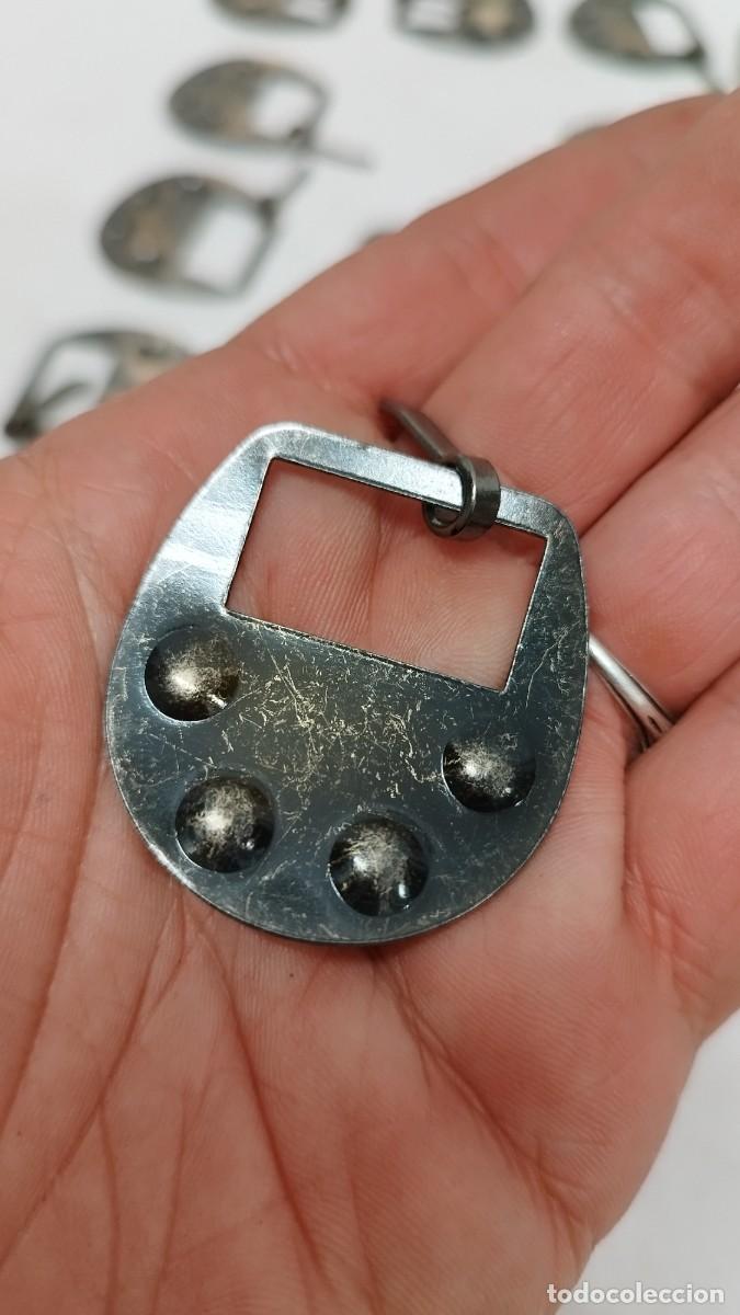Vintage: Lote de 20 antiguas hebillas de cintur&oacute;n - Foto 5