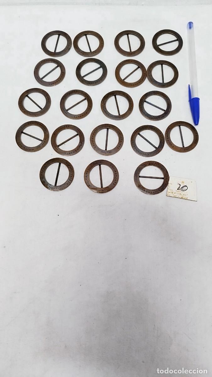 Vintage: Lote de 20 antiguas hebillas de cintur&oacute;n - Foto 1