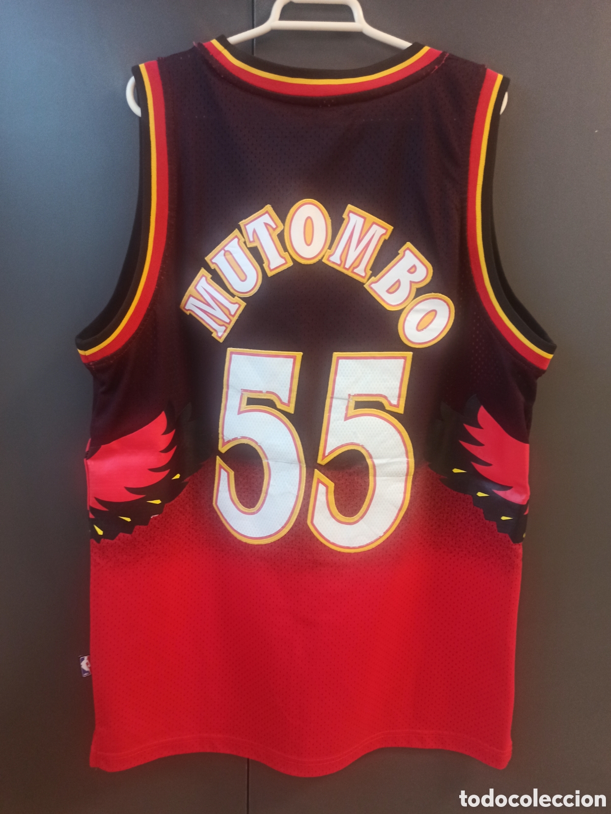 Vintage: Camiseta hawks mutombo 55 - Foto 2