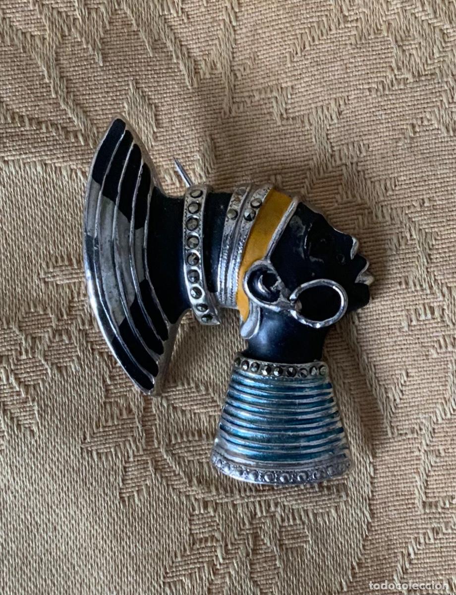 Vintage: BROCHE VINTAGE MUJER AFRICANA - Foto 1
