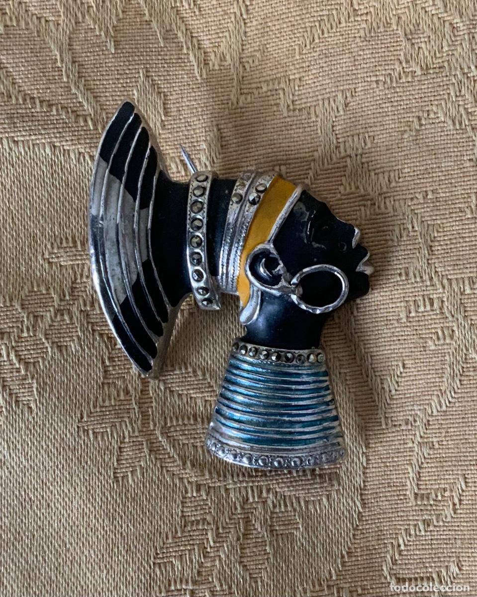 Vintage: BROCHE VINTAGE MUJER AFRICANA - Foto 3