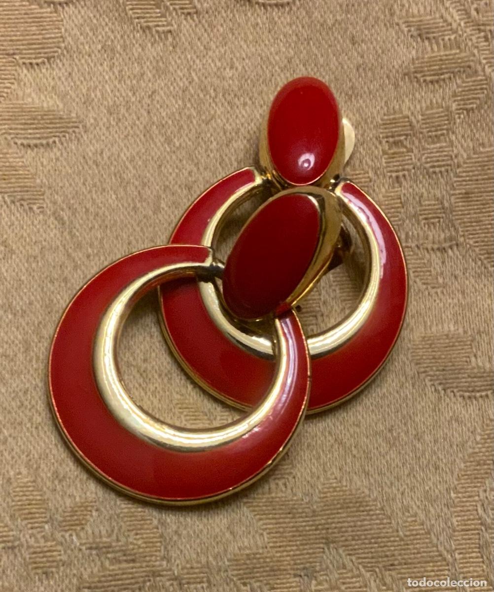 Vintage: PENDIENTES ESMALTE A&Ntilde;OS 70 - Foto 2
