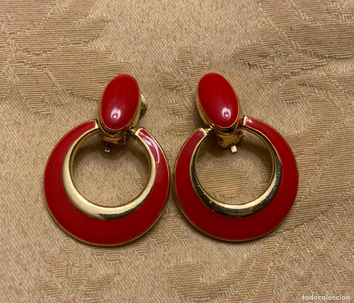 Vintage: PENDIENTES ESMALTE A&Ntilde;OS 70 - Foto 6