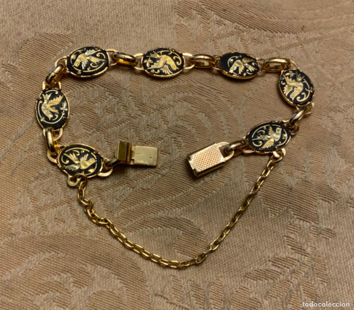 Vintage: PULSERA DAMASQUINADA DE TOLEDO, SIN ESTRENAR - Foto 9