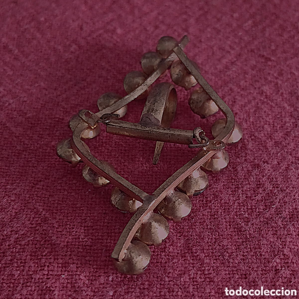 Vintage: Antigua hebilla strass - Foto 2