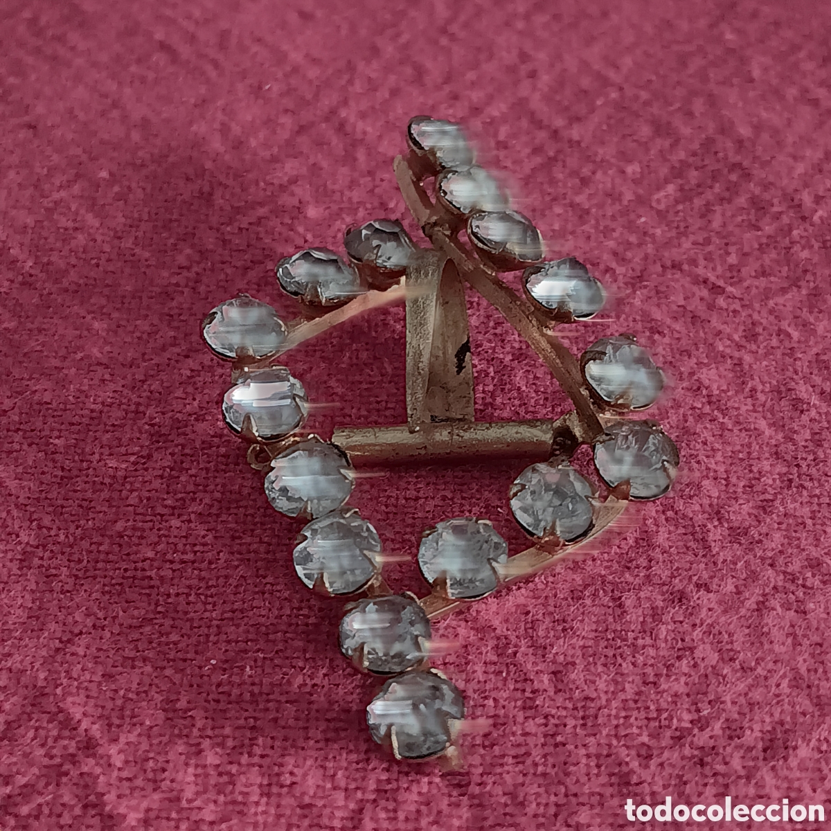 Vintage: Antigua hebilla strass - Foto 3
