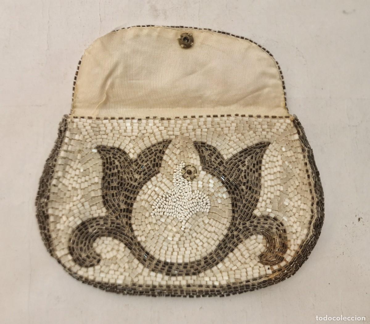 Vintage: Cartera abalorios Deco - Foto 2