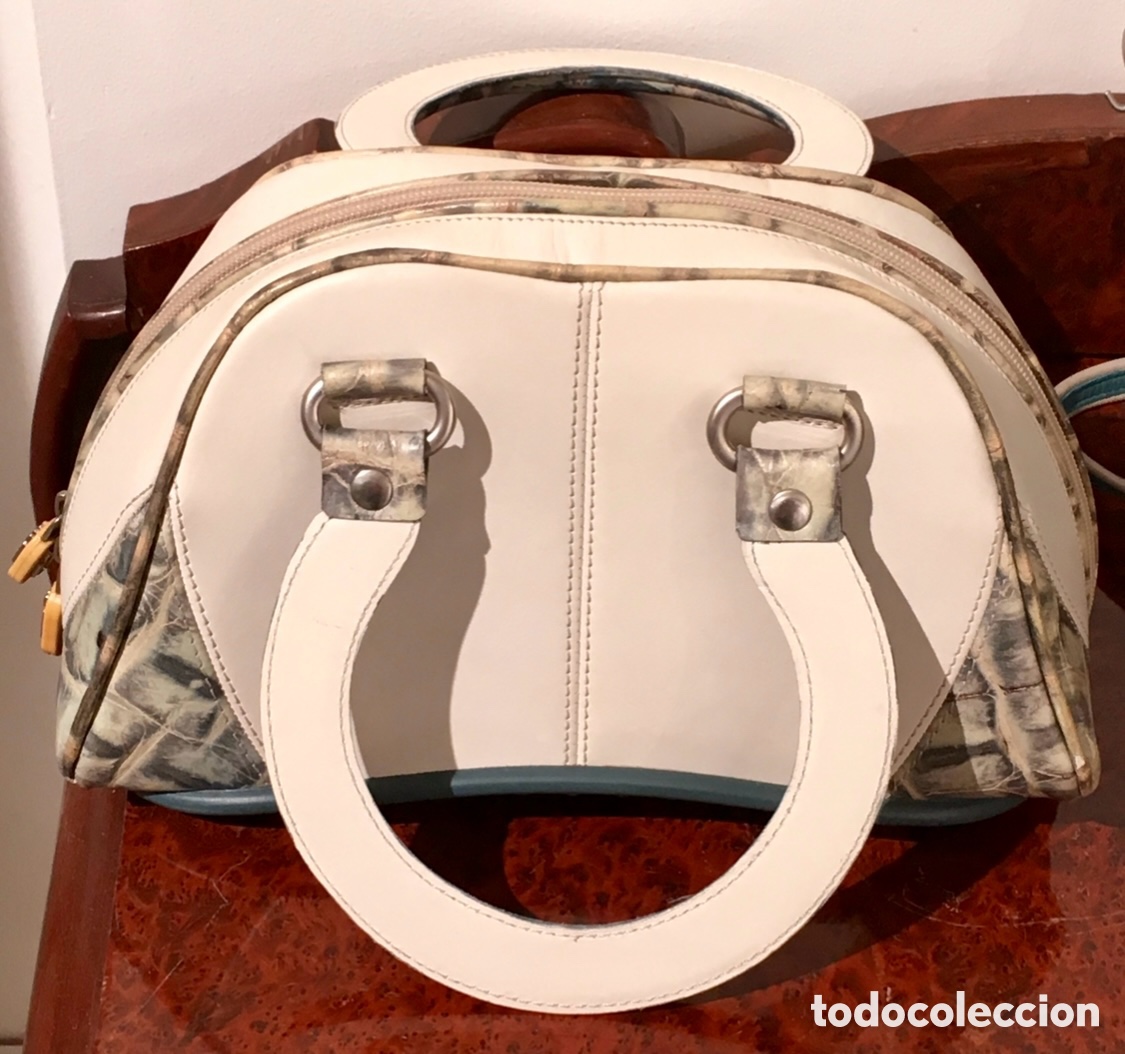 Vintage: Bolso. ALALUNA. Piel. - Foto 2