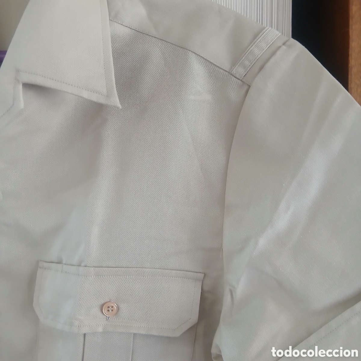 Vintage: Camisa manga corta militar - Foto 2