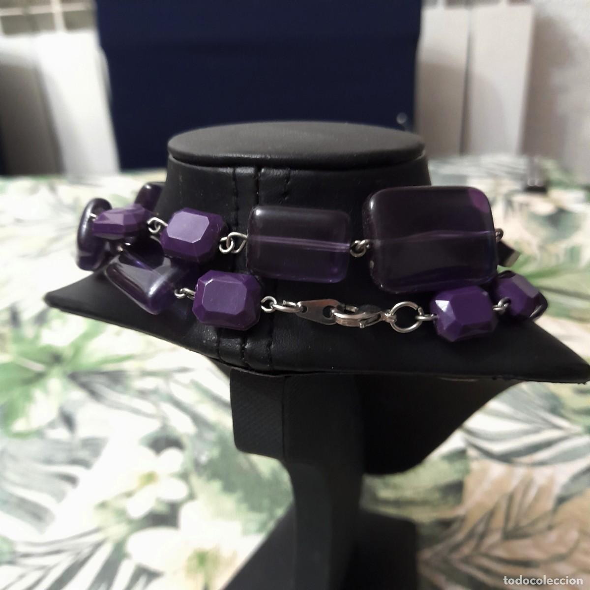 Vintage: Collar en morado y rosa mujer vintage - Foto 9