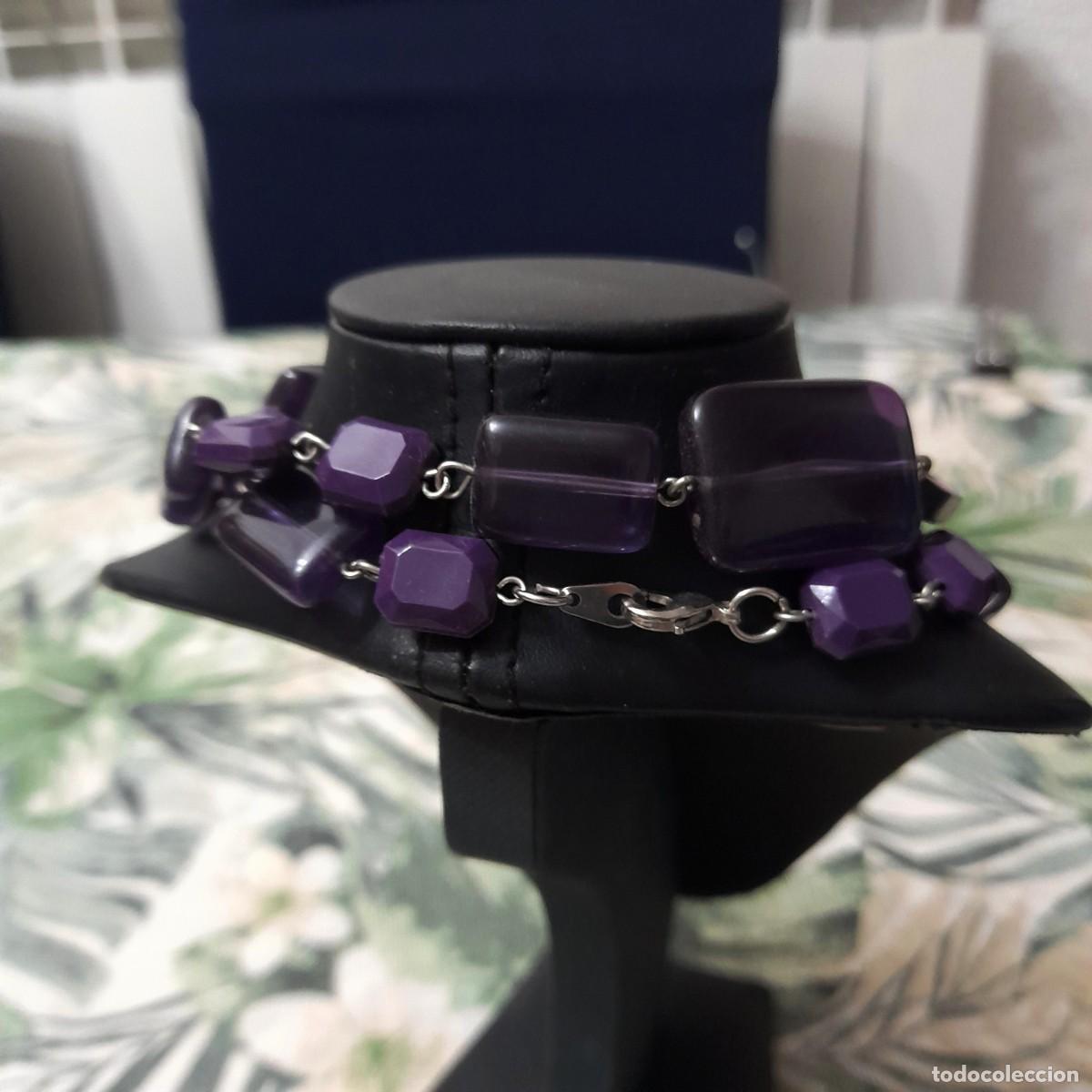 Vintage: Collar en morado y rosa mujer vintage - Foto 10