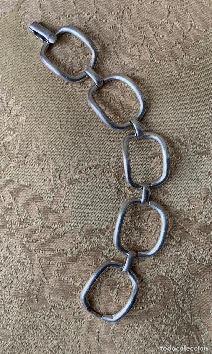 Vintage: PULSERA DE PLATA A&Ntilde;OS 70 - Foto 2