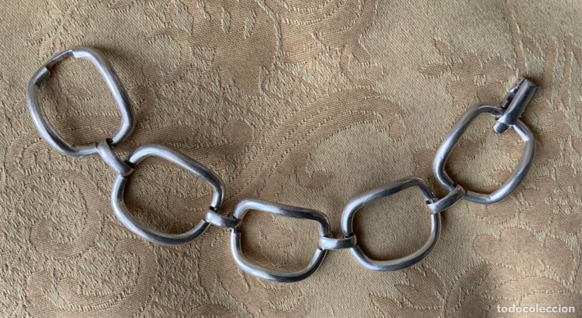 Vintage: PULSERA DE PLATA A&Ntilde;OS 70 - Foto 4