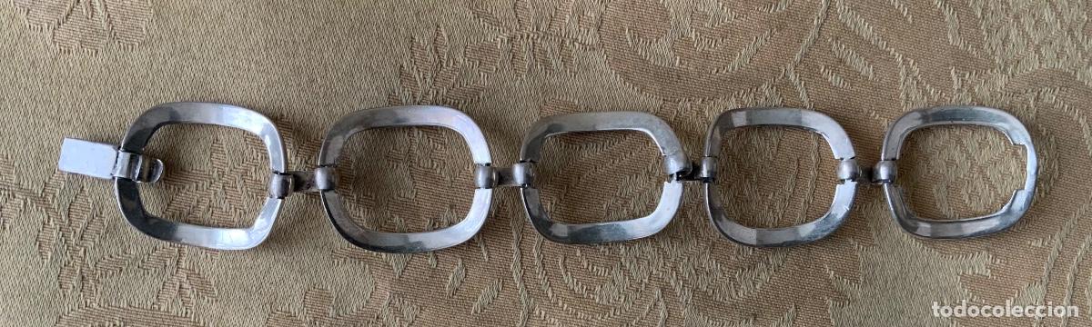 Vintage: PULSERA DE PLATA A&Ntilde;OS 70 - Foto 6