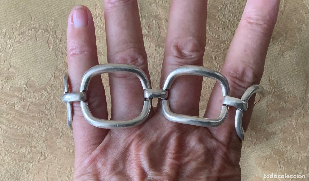 Vintage: PULSERA DE PLATA A&Ntilde;OS 70 - Foto 7