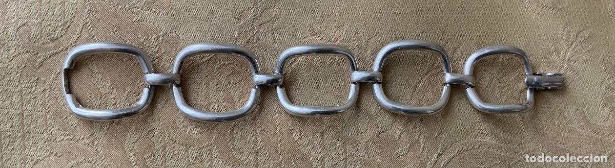 Vintage: PULSERA DE PLATA A&Ntilde;OS 70 - Foto 10