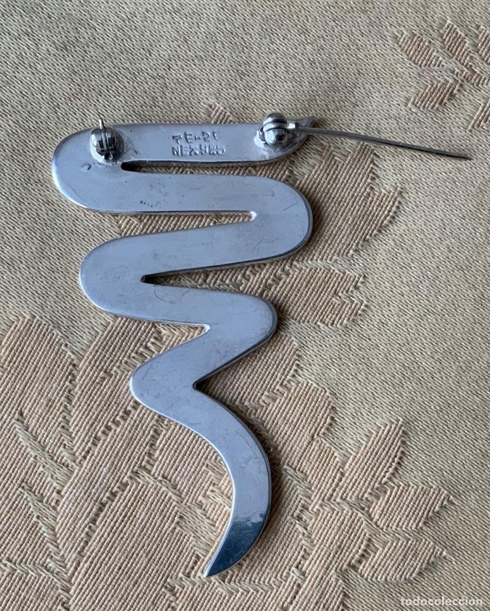 Vintage: BROCHE VINTAGE SERPIENTE DE PLATA - Foto 11