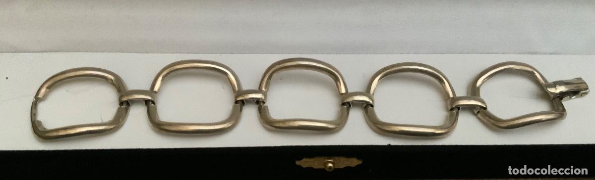 Vintage: PULSERA DE PLATA A&Ntilde;OS 70 - Foto 14