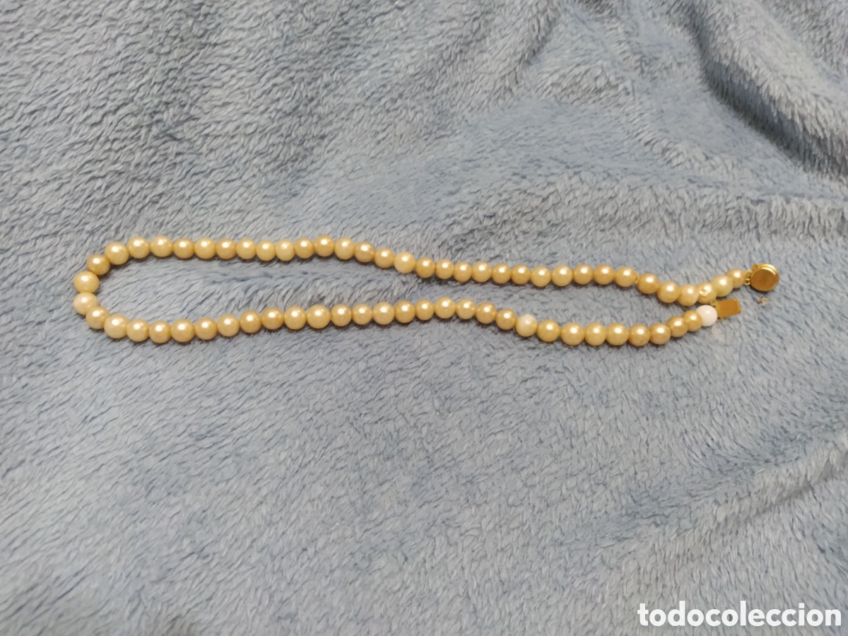 Vintage: Collar de perlas vintage a&ntilde;os 50 - Foto 1