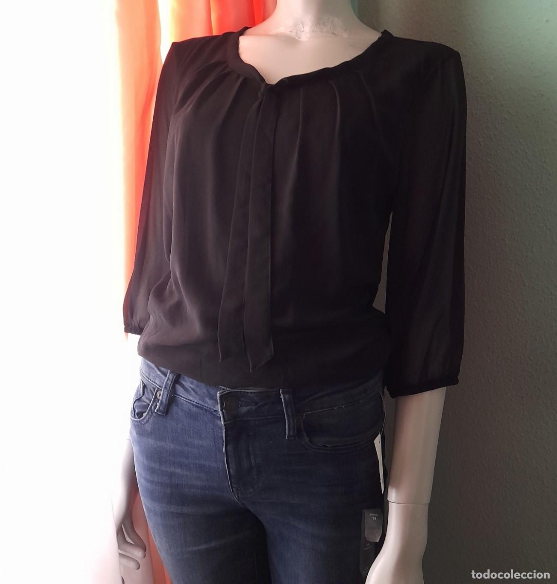 Vintage: Blusa de gasa marca Zero talla M - Foto 1