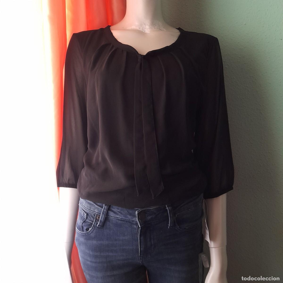Vintage: Blusa de gasa marca Zero talla M - Foto 2