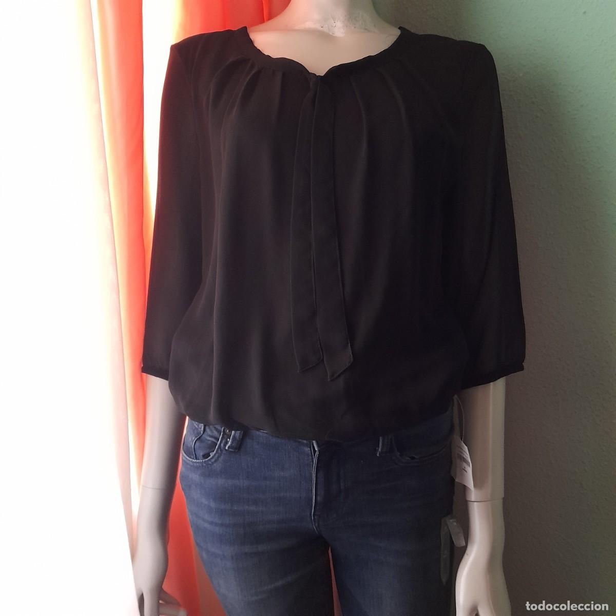 Vintage: Blusa de gasa marca Zero talla M - Foto 3