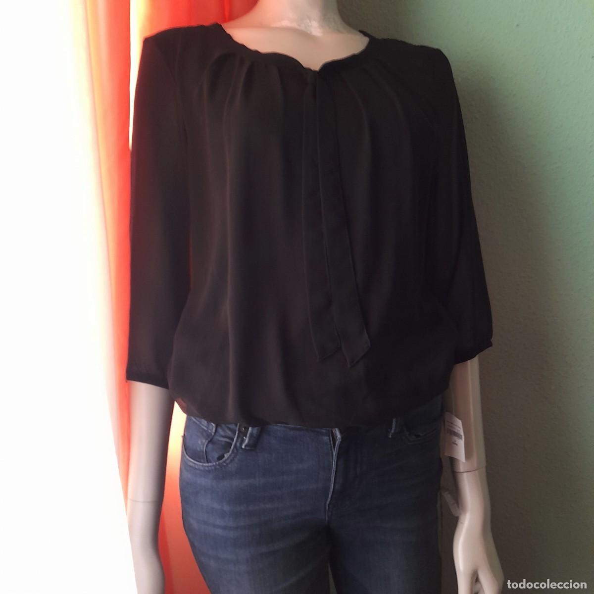 Vintage: Blusa de gasa marca Zero talla M - Foto 5