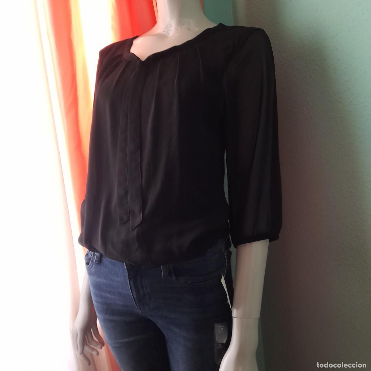 Vintage: Blusa de gasa marca Zero talla M - Foto 6
