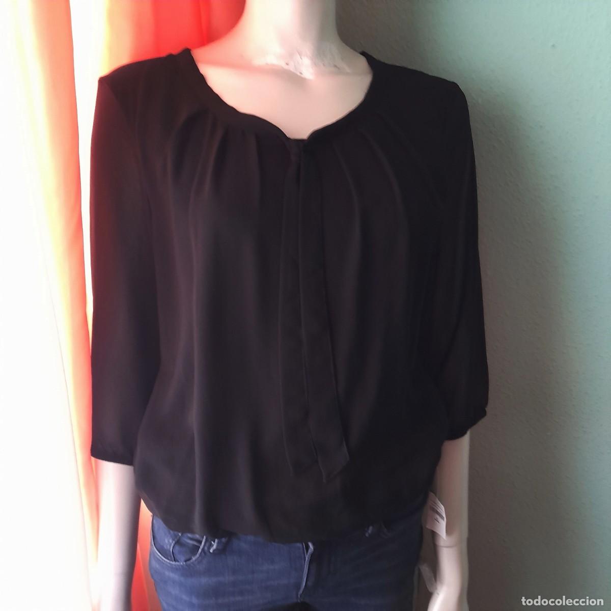 Vintage: Blusa de gasa marca Zero talla M - Foto 7