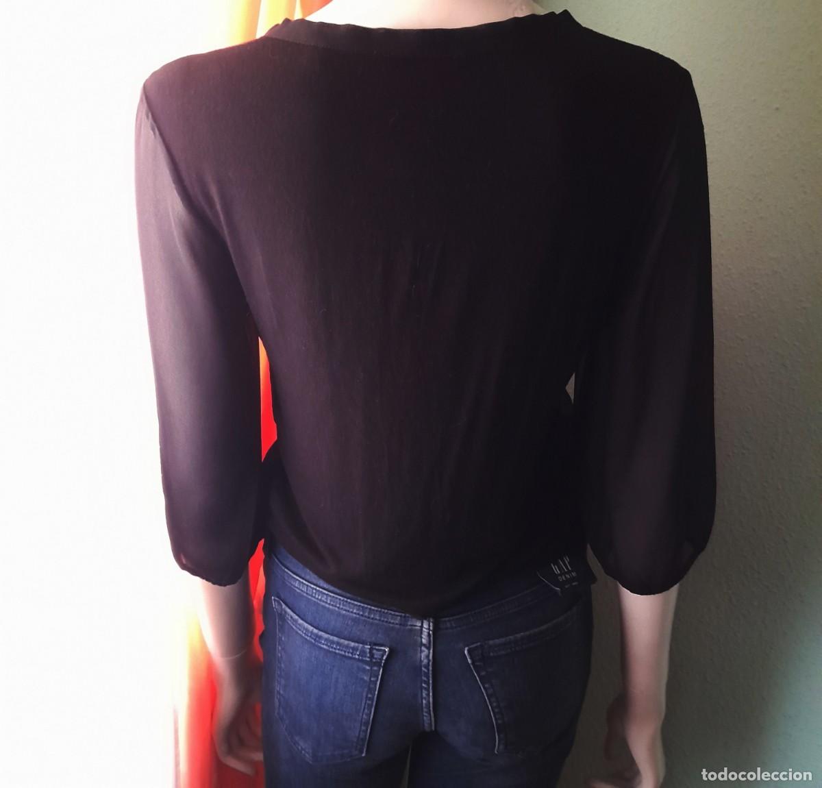 Vintage: Blusa de gasa marca Zero talla M - Foto 8