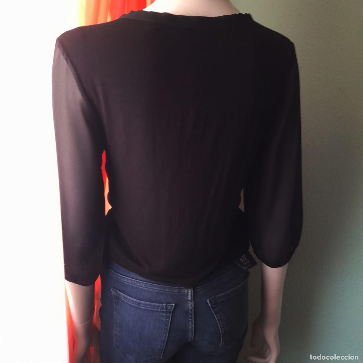 Vintage: Blusa de gasa marca Zero talla M - Foto 9