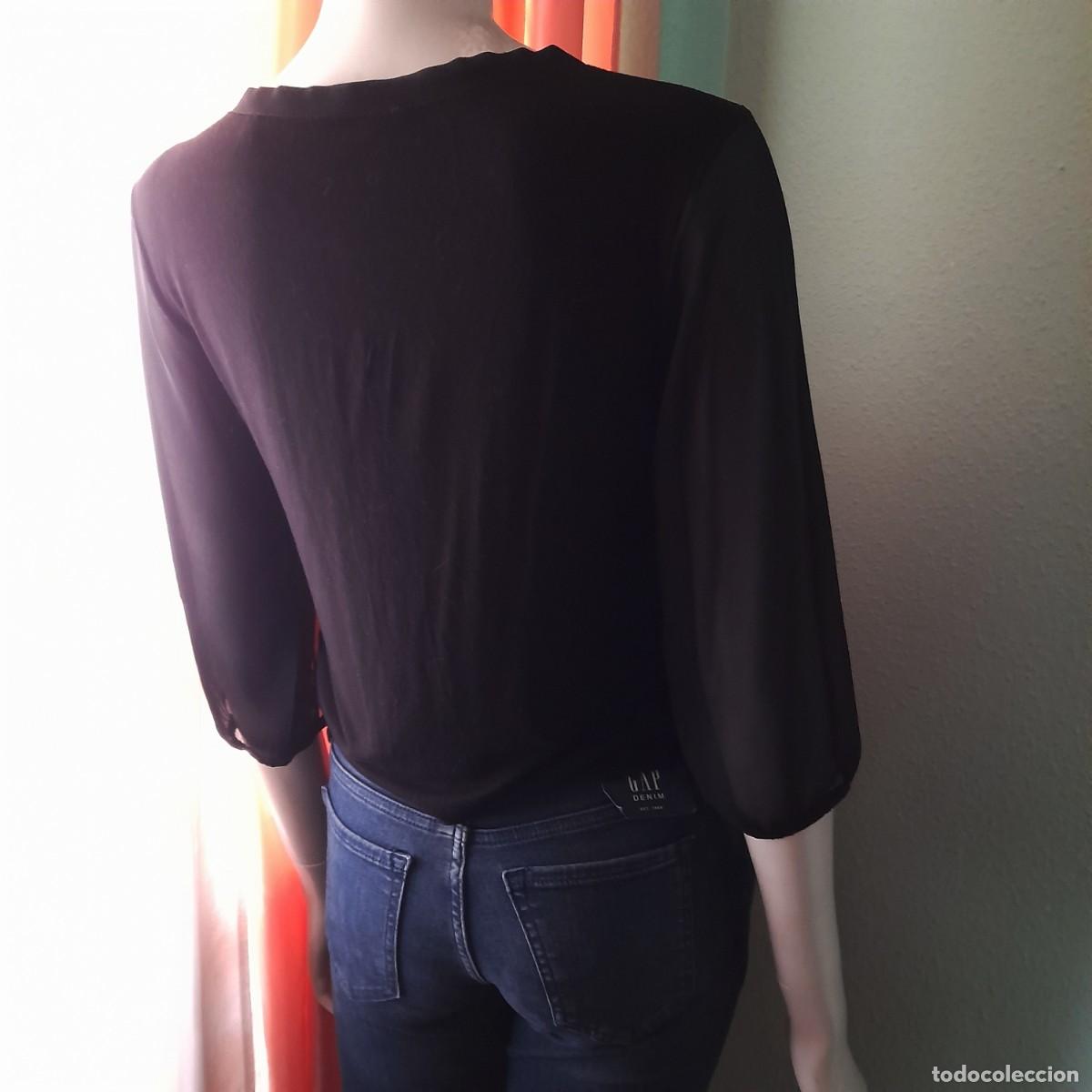 Vintage: Blusa de gasa marca Zero talla M - Foto 10