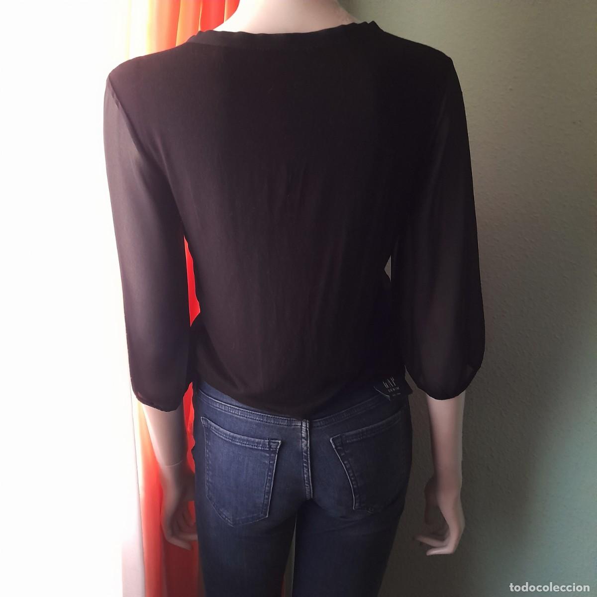 Vintage: Blusa de gasa marca Zero talla M - Foto 11