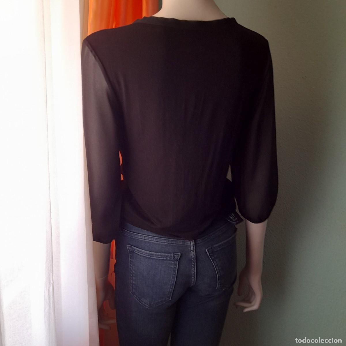 Vintage: Blusa de gasa marca Zero talla M - Foto 12