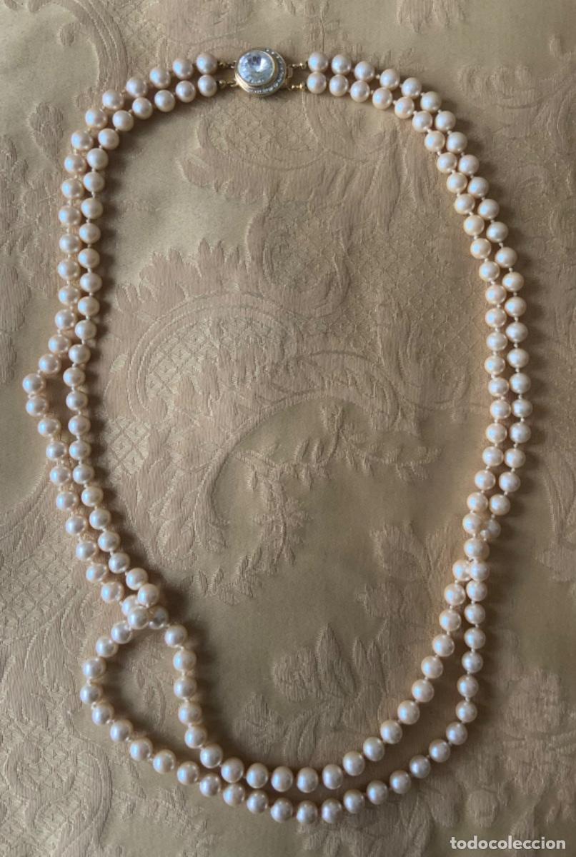 Vintage: COLLAR PERLAS 2 VUELTAS VINTAGE - Foto 3